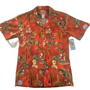 RJC Hawaiian Men's Shirt - Size Small - NWT - 100% Cotton - Made in Hawaii